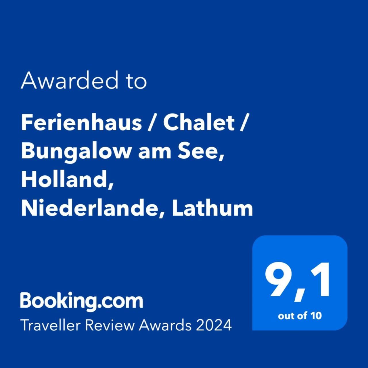 Ferienhaus / Chalet / Bungalow Am See, Holland, Niederlande, Lathum 외부 사진